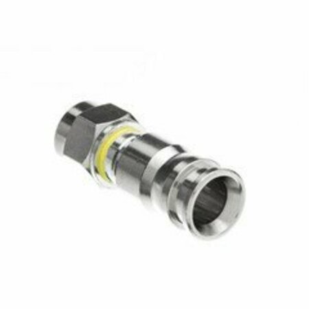 SWE-TECH 3C RG59 F-Pin Compression Connector Yellow Band, 25PK FWT31X3-31325